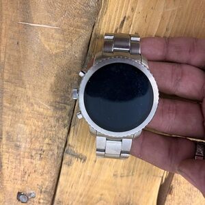 Fossil Explorist Gen 4 Silver Smartwatch with Minimalist Design